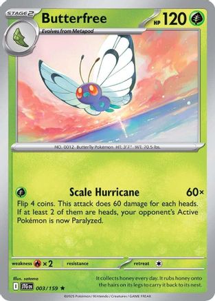 Butterfree (003) [SV09 Journey Together] Reverse Holofoil - Rare