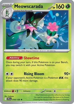 Meowscarada (018) [SV09 Journey Together] Holofoil - Rare
