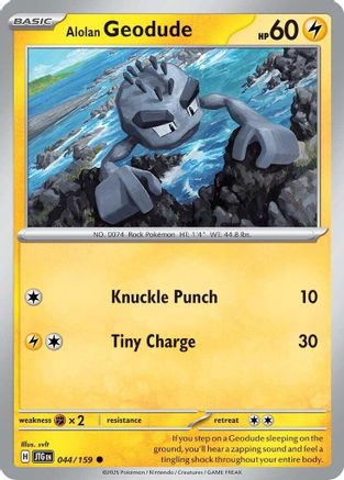 Alolan Geodude (044) [SV09 Journey Together] Normal - Common