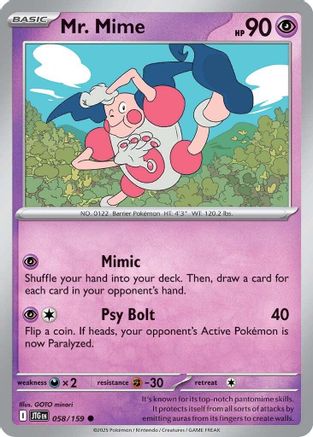 Mr. Mime (058) [SV09 Journey Together] Normal - Common