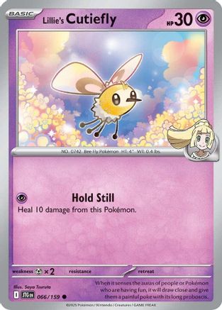 Lillie's Cutiefly (066) [SV09 Journey Together] Reverse Holofoil - Common