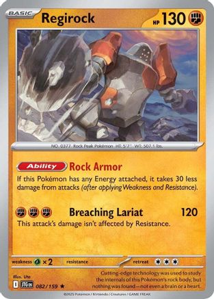 Regirock (082) [SV09 Journey Together] Reverse Holofoil - Rare