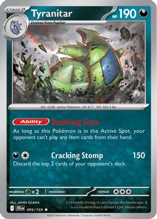 Tyranitar (095) [SV09 Journey Together] Holofoil - Rare