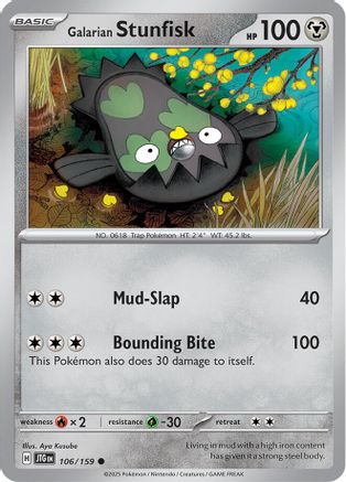 Galarian Stunfisk (106) [SV09 Journey Together] Normal - Common