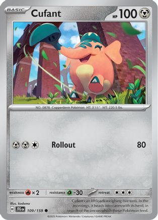 Cufant (109) [SV09 Journey Together] Reverse Holofoil - Common
