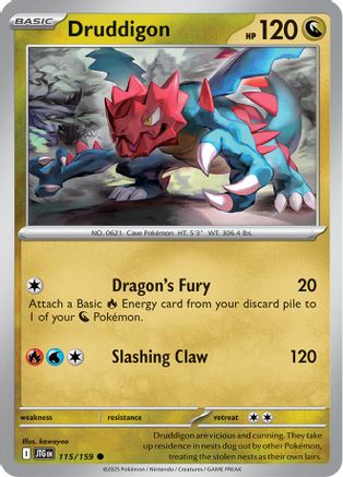 Druddigon (115) [SV09 Journey Together] Normal - Common