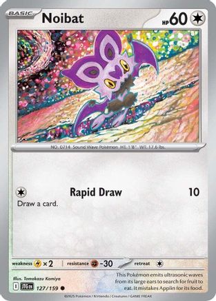Noibat (127/159) [SV09 Journey Together] Reverse Holofoil - Common