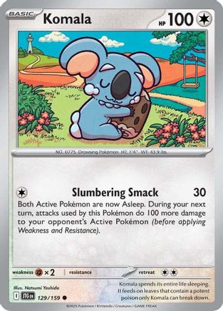 Komala (129) [SV09 Journey Together] Normal - Common