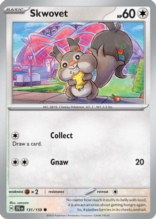 Skwovet (131) [SV09 Journey Together] Reverse Holofoil - Common