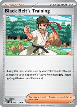 Black Belt's Training (144/159) [SV09 Journey Together] Reverse Holofoil - Common