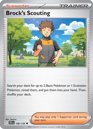 Brock's Scouting (146/159) [SV09 Journey Together] Normal - Uncommon