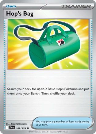 Hop's Bag (147) [SV09 Journey Together] Reverse Holofoil - Uncommon