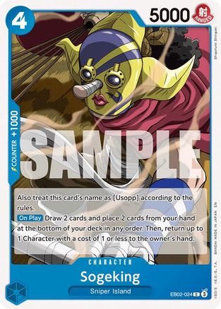 Sogeking (EB02-024) - Extra Booster: Anime 25th Collection