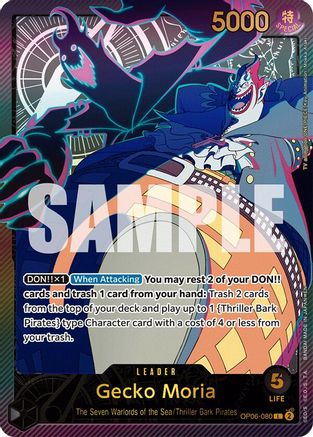 Gecko Moria (SP) (OP06-080) - Extra Booster: Anime 25th Collection Foil
