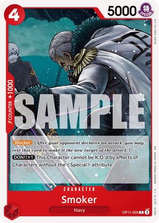 Smoker (OP11-005) - A Fist of Divine Speed