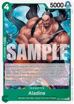 Aladine (OP11-024) - A Fist of Divine Speed