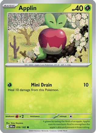 Applin 016/182  SV10 Destined Rivals - Common