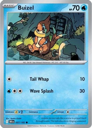 Buizel 057/182  SV10 Destined Rivals - Common