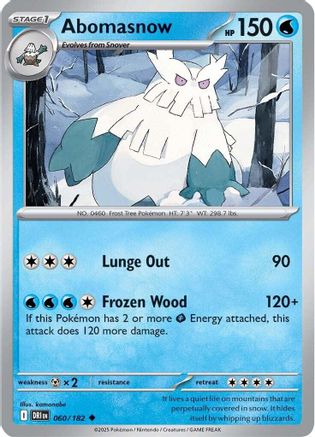 Abomasnow (060) [SV10 Destined Rivals] Normal - Uncommon