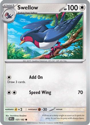 Swellow 157/182  SV10 Destined Rivals - Common