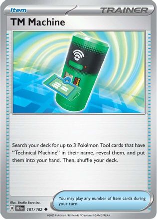 TM Machine 181/182  SV10 Destined Rivals - Uncommon