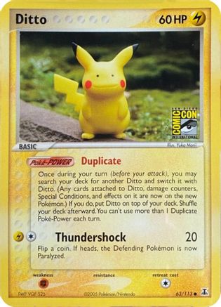 Ditto (SDCC Stamp) (039/113) [Miscellaneous Cards & Products] Normal - Uncommon