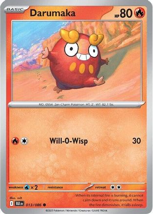 Darumaka (013) [SV Black Bolt] Reverse Holofoil - Common