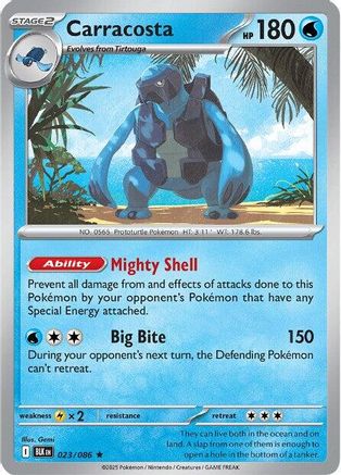 Carracosta (023) [SV Black Bolt] Holofoil - Rare