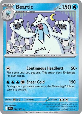 Beartic (026) [SV Black Bolt] Holofoil - Rare