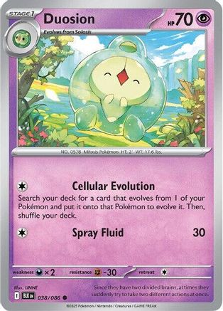 Duosion (038) [SV Black Bolt] Reverse Holofoil - Common