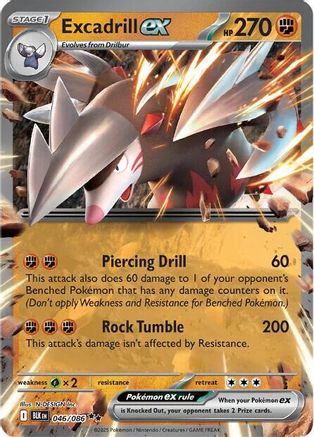 Excadrill ex (046) [SV Black Bolt] Holofoil - Double Rare