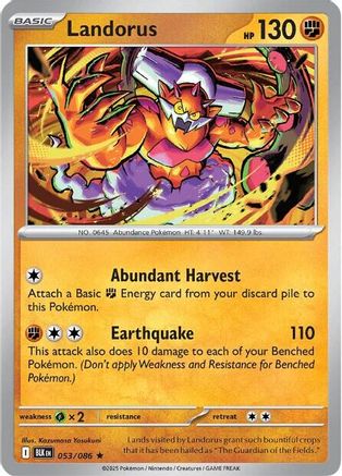 Landorus (053) [SV Black Bolt] Holofoil - Rare