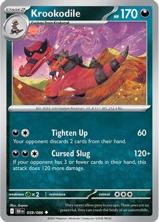 Krookodile (059) [SV Black Bolt] Normal - Uncommon
