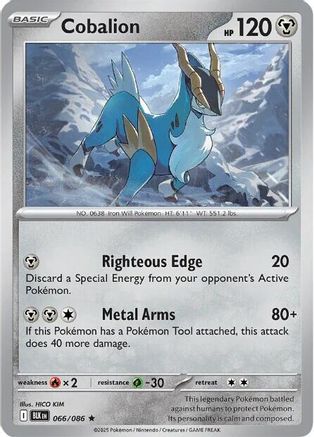 Cobalion (066) [SV Black Bolt] Reverse Holofoil - Rare