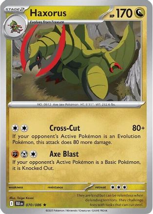 Haxorus (070) [SV Black Bolt] Holofoil - Rare