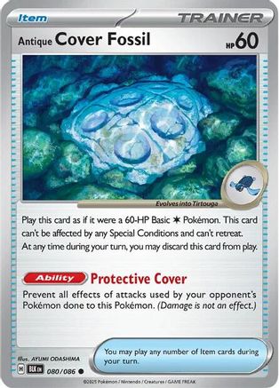 Antique Cover Fossil (080) [SV Black Bolt] Normal - Common