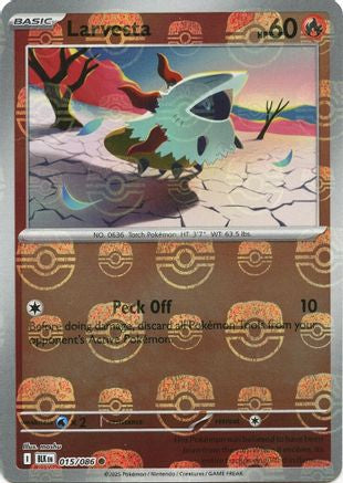 Larvesta (Master Ball Pattern) (015) [SV Black Bolt] Holofoil - Common