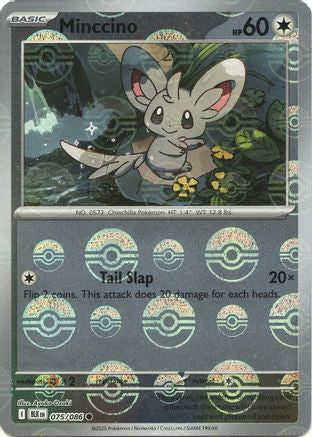 Minccino (Poke Ball Pattern) (075) [SV Black Bolt] Holofoil - Common