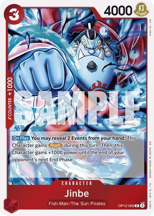 Jinbe (OP12-009) - Legacy of the Master Foil