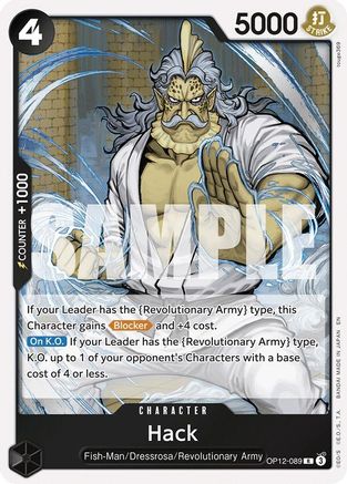 Hack (OP12-089) - Legacy of the Master Foil
