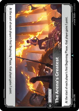 The Arena's Greatest (290/298) - Origins