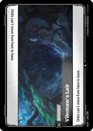 Vilemaw's Lair (295/298) - Origins