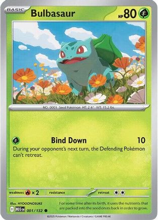 Bulbasaur (001/132) [ME01 Mega Evolution] Normal - Common