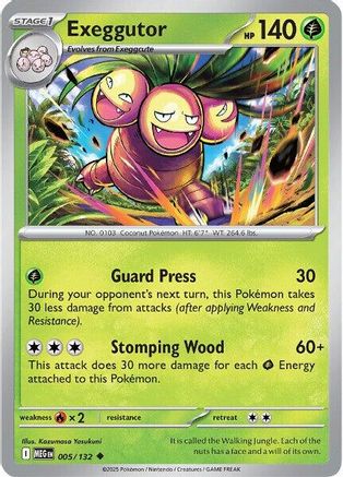 Exeggutor (005/132) [ME01 Mega Evolution] Reverse Holofoil - Uncommon