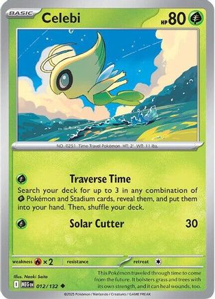 Celebi (012) [ME01 Mega Evolution] Normal - Uncommon