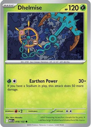 Dhelmise (018) [ME01 Mega Evolution] Normal - Common