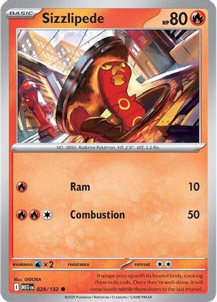 Sizzlipede (029) [ME01 Mega Evolution] Normal - Common