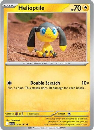 Helioptile (052/132) [ME01 Mega Evolution] Normal - Common