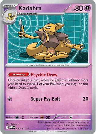 Kadabra (055) [ME01 Mega Evolution] Normal - Uncommon