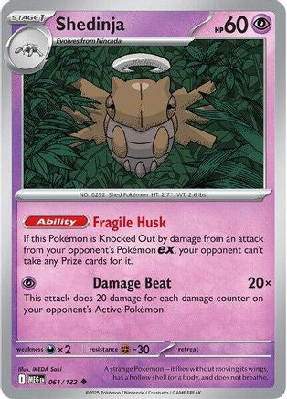 Shedinja (061/132) [ME01 Mega Evolution] Normal - Uncommon
